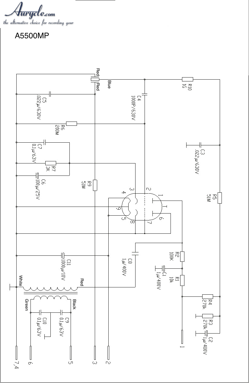 tube microphone schematics